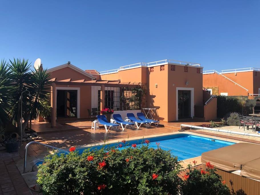 Casa Piedra, Luxury Family Front Line Golf, Hot Tub,Pool Table, 8 Pers, Caleta De Fuste Villa Eksteriør bilde
