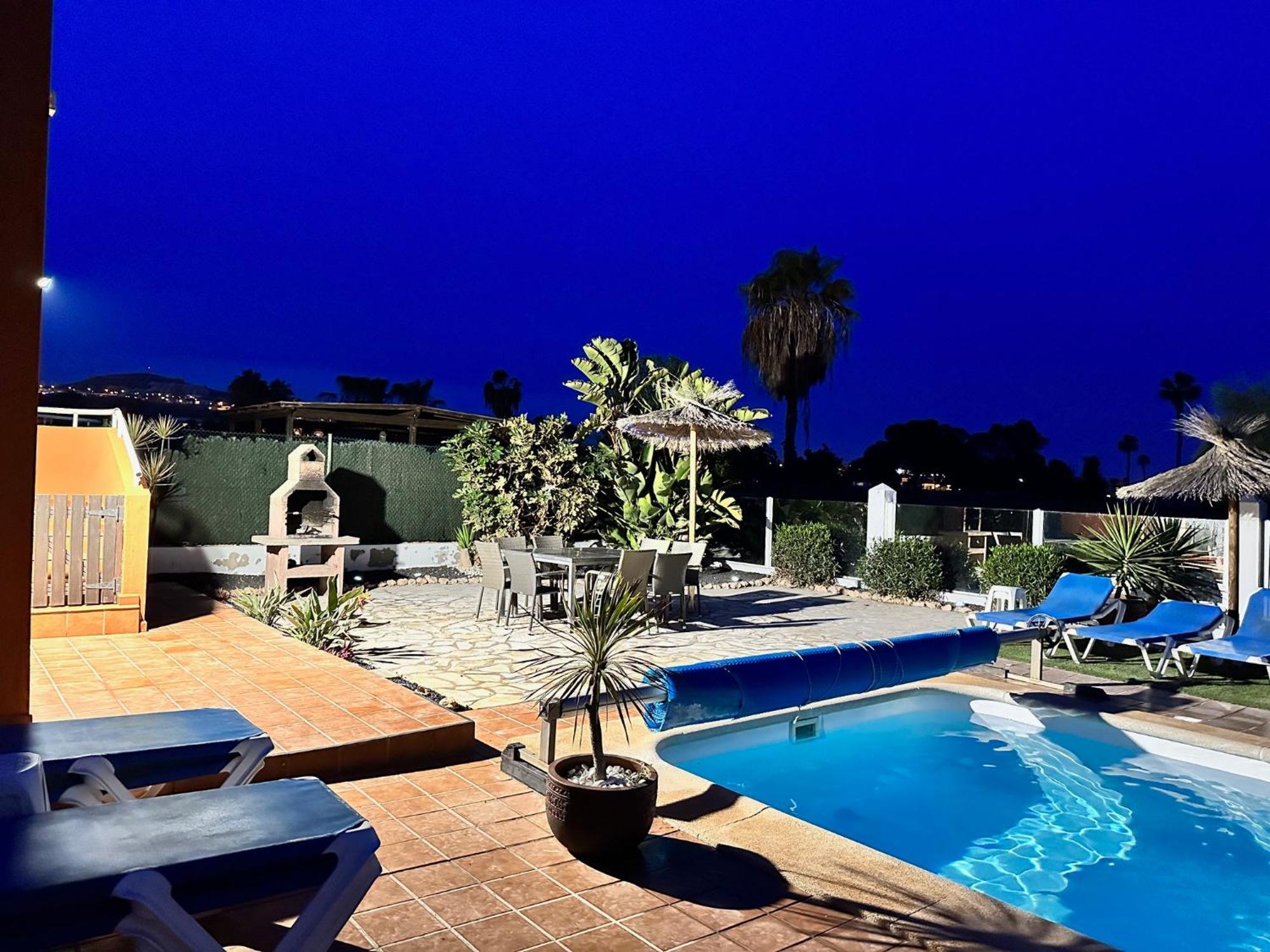 Casa Piedra, Luxury Family Front Line Golf, Hot Tub,Pool Table, 8 Pers, Caleta De Fuste Villa Eksteriør bilde