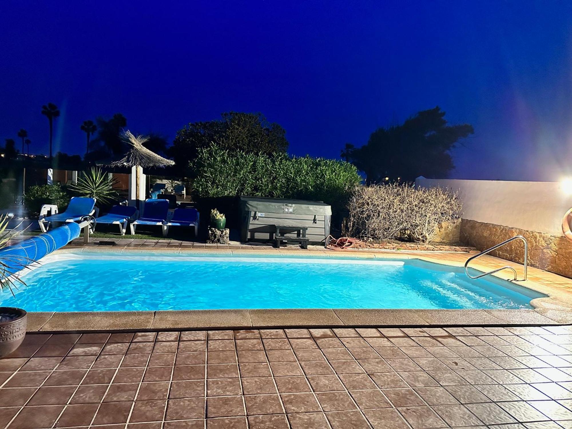 Casa Piedra, Luxury Family Front Line Golf, Hot Tub,Pool Table, 8 Pers, Caleta De Fuste Villa Eksteriør bilde